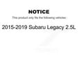 thumbnail image 2 of DS-One Front Rear Coated Drilled Slotted Disc Brake Rotors Kit for Car 2015-2019 Subaru Legacy 2.5L KD-100358, 2 of 11