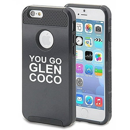 Black Coco Case Apple iPhone (6 Plus / 6s Plus) Shockproof Impact Hard Case Cover You Go Glen Coco (Black) ()