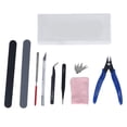 thumbnail image 2 of Kit de herramientas para modelismo, alicates, pinzas, lima, cuchillo para tallar, juego de herramientas para manualidades para impresión 3D, bricolaje, 2 of 15