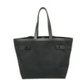 thumbnail image 1 of Pre-Owned Salvatore Ferragamo Gancini Big Tote EE-24 1295 Men's Canvas,Leather Tote... (Good), 1 of 11
