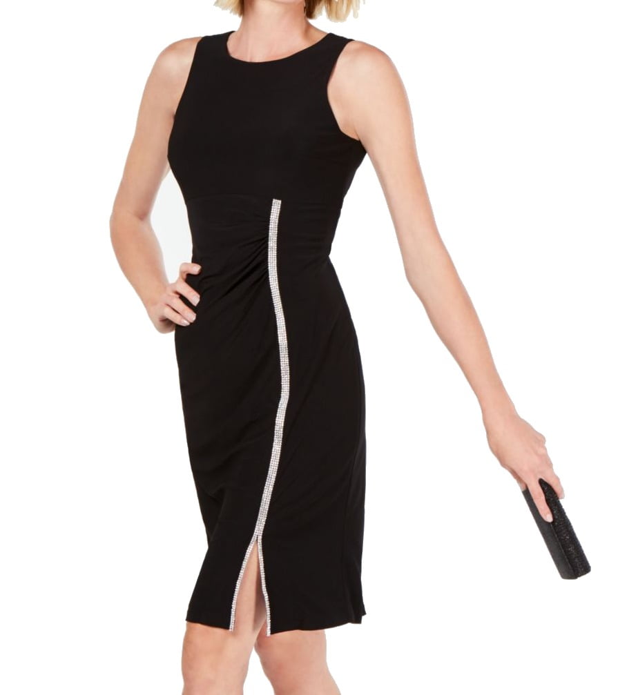 msk rhinestone sheath dress