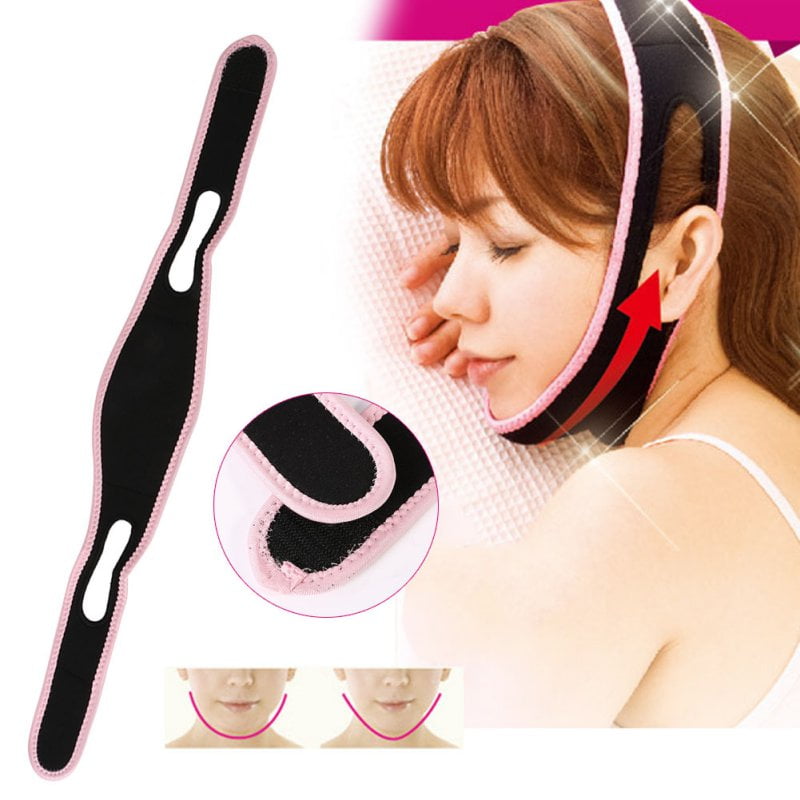 Hot Sale!V Line Face Slimming Mask Chin Lifting Belt Sagging Skin Double Chin Reducer Face Lift V Shaped Contour Tightening Strap Reusable Anti-Wrinkle Chin Up Patch