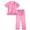Pink Bows, variant on dELiA*s Girls' Pajama Set - 2 Piece Satin Button Down Sleepwear Pajamas for Girls (Sizes: 7-16)