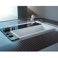 thumbnail image 2 of Aqua Eden XVTPN593017C 59-Inch Acrylic Rectangular Drop-In Tub with Center Drain Hole, White, 2 of 3