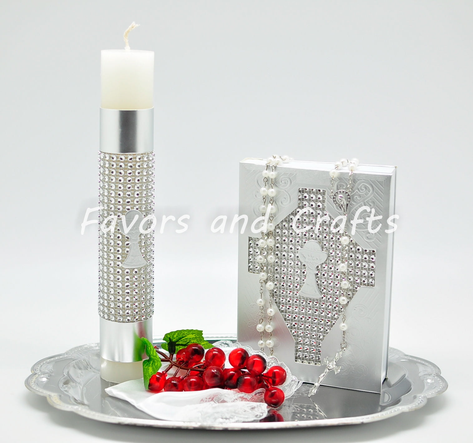 first communion candle set boy