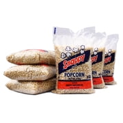 Snappy White Popcorn Kernels for Popping with Popcorn Machine, Air Popper or Stove Top, 4 lb Bags, 6 Pack