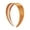 Copper, variant on Champagne 2 inch Wide Satin Hard Headband with No Teeth Head Band for Girls