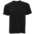 thumbnail image 1 of B&C - Camiseta Básica de manga corta y cuello redondo Exact 190 para hombre - 100% algodón (Negro), 1 of 2