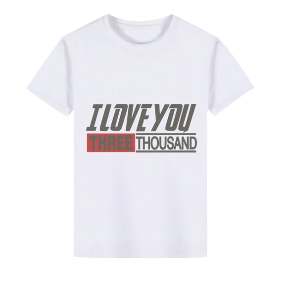 Vedolay Boys Short Sleeve Top Boy Short Crewneck Fashion 3Printed Graphic Summer Casual Boys Tee Shirts,Black 110