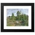 thumbnail image 2 of Eugène Boudin 24x20 Black Modern Framed Museum Art Print Titled - Saint-Cenery, the Pond (circa 1890-92), 2 of 5
