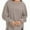 Coffeegrey, variant on Women Oversized Sweatshirts Crewneck Side Slit Pullover Long Sleeve Casual Tops