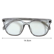 Blue Light Blocking Glasses Unisex Clear View Large Frame Strong Hinge Smooth Transparent with Rim Eye Protection Clear Bluelight Glasses Spectacles
