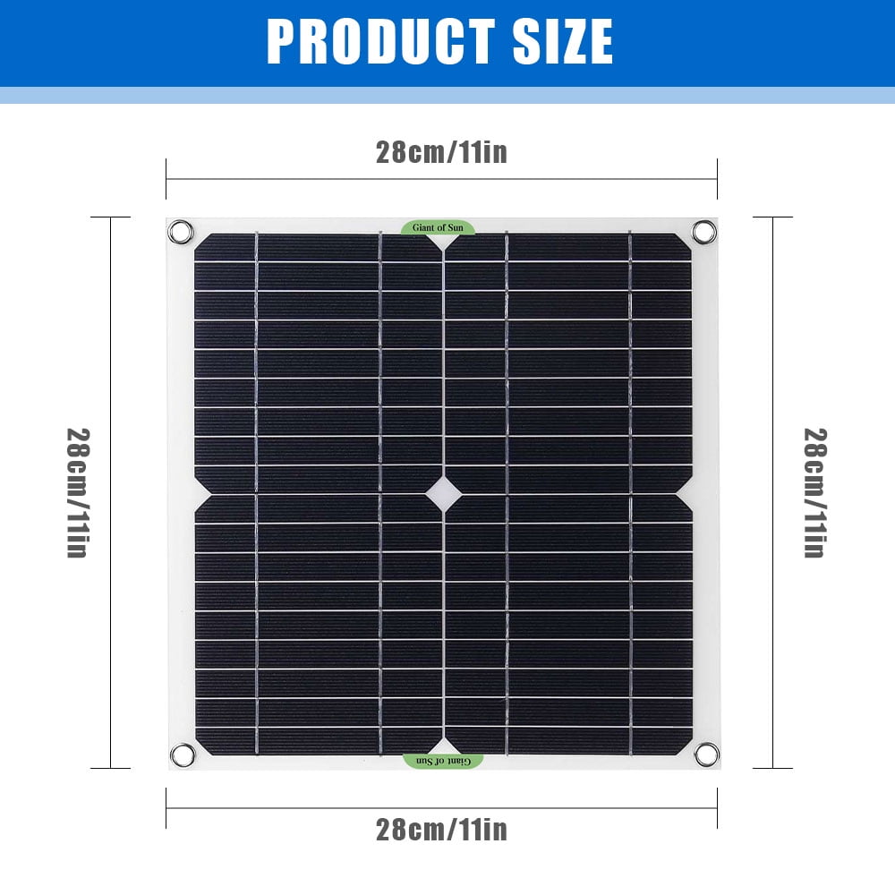MDHAND 400 Watts Solar Panel Kit, 100A 12V Battery Charger with Controller for Outdoor Caravan Boat/Car/RV