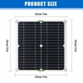 thumbnail image 2 of Solar Panel,DFITO 40W Solar Panel Kit,100A 12V Battery Charger With Controller for Car RV Boat Home Roof Van Camping, 2 of 7