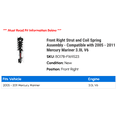 thumbnail image 2 of Front Right Strut and Coil Spring Assembly - Compatible with 2005 - 2011 Mercury Mariner 3.0L V6 2006 2007 2008 2009 2010, 2 of 2
