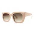 thumbnail image 3 of Lunettes de Soleil Œil de Chat Oversize en Plastique Épais pour Femmes Beige Marron, 3 of 4