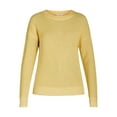 thumbnail image 4 of Time and Tru Woman's Waffle Stitch Sweater with Long Sleeves, Midweight, Sizes XS-XXXL, 4 of 5