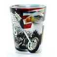 thumbnail image 2 of Route 66 Metallic Eagle Biker Full Wrap Shot Glass rtp, 2 of 3