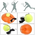 thumbnail image 2 of Base Entrenamiento Tenis Con Cuerda Incluida Dispositivo Entrenamiento Tenis Individual (base en Forma Concha + Pelota), 2 of 9