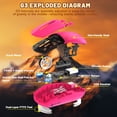 thumbnail image 4 of ATTACK SHARK G3 Tri-mode Wireless Gaming Mouse 25000 DPI Ultra Lightweight, 4 of 10