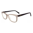 thumbnail image 3 of Flower Eyewear Drew Barrymore Frankie Clear/Plum 1.50 Reading Glasses, 3 of 8