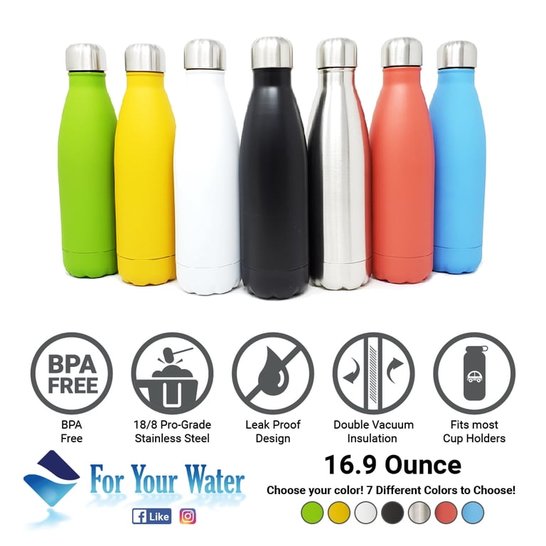 17 oz Double Wall 18/8 Pro-Grade Stainless Vacuum Sealed Slim