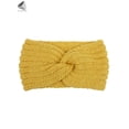 thumbnail image 3 of PULLIMORE Women Ear Warmer Winter Knit Stretch Headbands (Yellow), 3 of 7