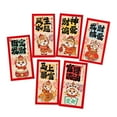 thumbnail image 2 of 6 Pack 2026 Chinese Lunar New Year Red Envelopes, Year of the Horse Themed Hong Bao for Lucky Money Gifts, Gold Foil Printed Design for Festive Occasions, 2 of 6