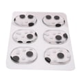 thumbnail image 1 of 6Pcs Drum Dampening Control Gel Pads Drum Dampener Tone Control Negro Yuyangstore amortiguadores de tambor almohadillas de gel, 1 of 7