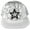 White, variant on Dallas Men's Star Pattern Adjustable Snapback Baseball Cap (Red)