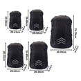 thumbnail image 6 of Opvise Waterproof Backpack Rain Cover with Reflective Strips Wear-Resistant UV-Proof Night Visibility Backpack Protector Cover, 6 of 8