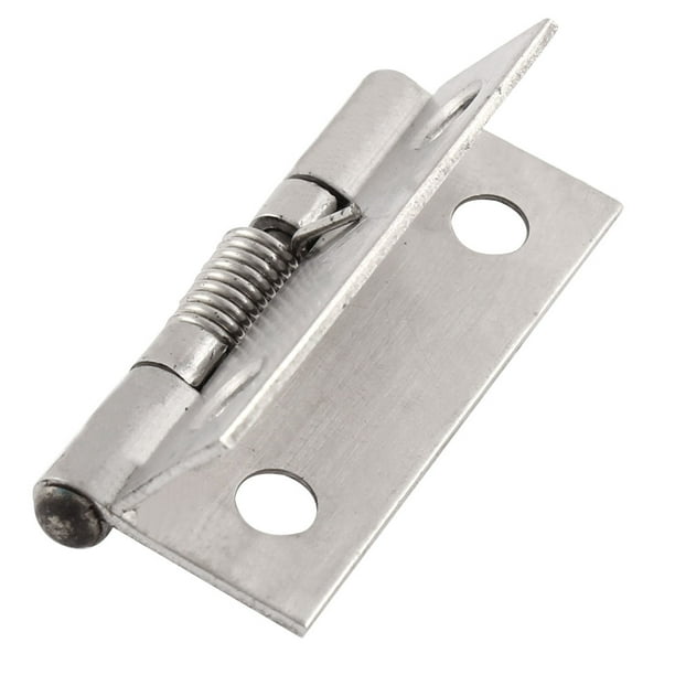 Uxcell Stainless Steel Adjustable SelfClosing Corner Spring Door Hinge