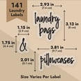 thumbnail image 5 of RUGED - 141 Laundry Stickers, Bathroom Labels For Home Organization (Water Resistant), 5 of 6