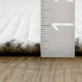 thumbnail image 5 of Luxe Weavers Machine Woven White 6x9 Area Rug, Indoor Stain-Resistant Fringed Carpet, 5 of 10