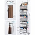 thumbnail image 4 of TechGen 5-Shelf Hanging over-the-Door Organizer, Heavy-Duty 5-Tier Storage Rack with Deep Pockets, No-Drill Space Saver, 44 lbs Capacity, 4 of 7