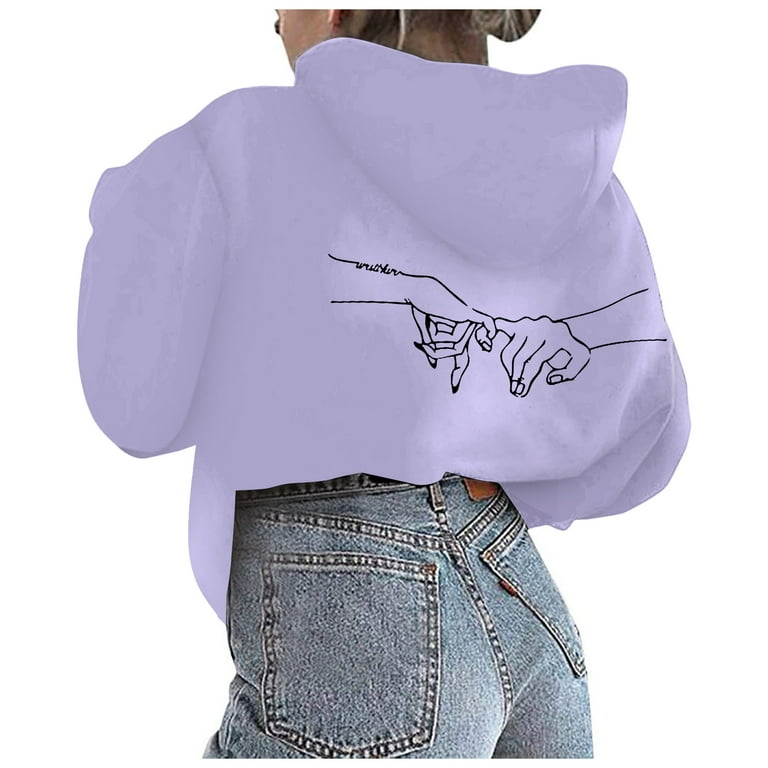 fvwitlyh Funny Hoodies Womens Long Sleeve Tunic Hoodie Dress String  Sweatshirts with Pockets Pink Medium