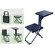 thumbnail image 3 of Taburete plegable portátil Cola Asiento de acero ABS Azul, 3 of 8