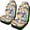 Rainbow Heart Pattern, variant on POLERO Breathable Auto Seat Covers for SUV, High Back Washable Vehicle Seat Covers Polyester Fabric 2 Pcs, Rainbow Heart Pattern