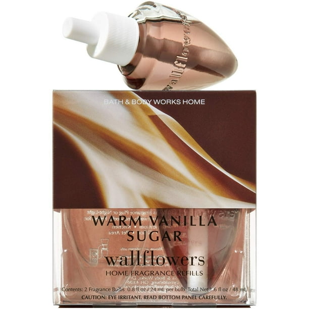 Warm Vanilla Sugar Wallflowers Fragrance Bulbs 2 pk .8 oz each by The White Barn Candle Co