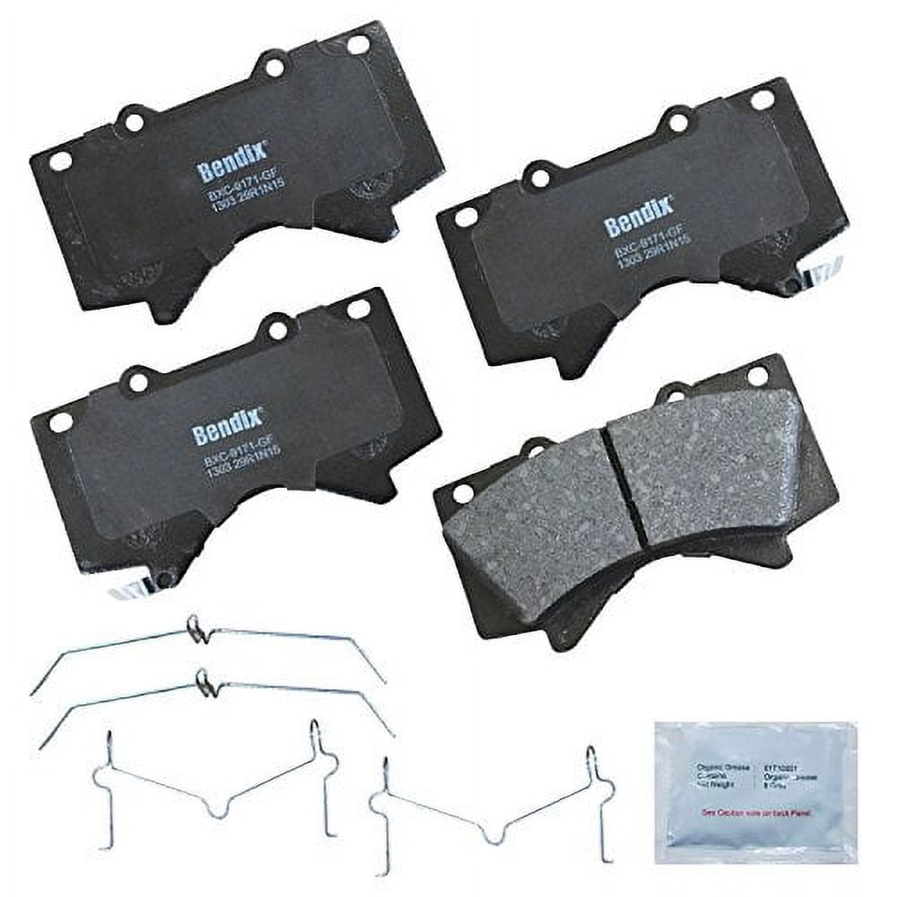 Disc Brake Pad Set Fits select: 2007-2020 TOYOTA TUNDRA, 2008-2020 TOYOTA SEQUOIA