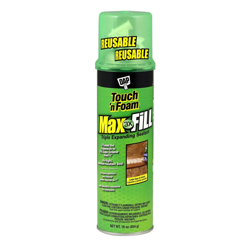 DAP Touch 'n Foam Max Fill Expanding Foam Sealant, 12 oz