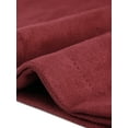 thumbnail image 5 of INSPIRE CHIC Women's Faux Suede Blazer Long Sleeve Lapel Collar Button Jacket 3XL Reddish Brown, 5 of 6