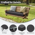 thumbnail image 5 of Snubbull Outdoor Bench Cushion 45 X 18 X 3.5 Inch Waterproof Patio Furniture Cushions, Non-Slip Bench Pad Cushion for Backyard Garden Swing Porch Sofa, Gray, 5 of 7