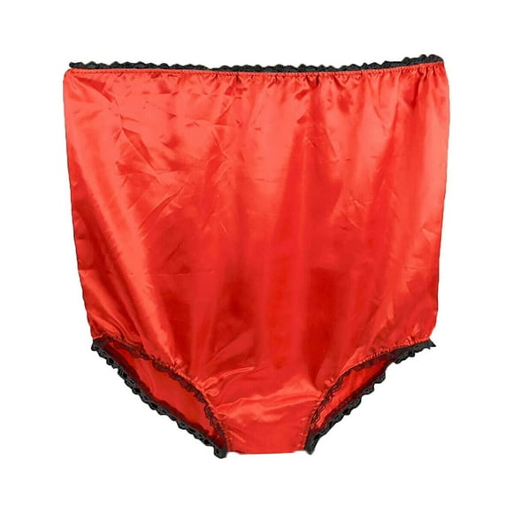 Christmas Funny Big Underwear Mama Undies Plus Size Granny Panties White ElephantJoke Gift(1PC)