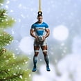 thumbnail image 4 of Personalized Rugby Ornament Rugby Player Gift Ornaments Rugby Team Gift Ornament Gift for Rugby Players Sports Ornaments for Christmas Tree Rugby Gifts for Sports (Rugby 19) - 3338 (Red), 4 of 7