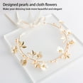 thumbnail image 2 of Sonducket Diadema decorativa para niña, banda para el pelo decorativa para novia, decoración de flores, joyería para boda, fiesta, moda, tocados para Accesorio para el cabello Sonducket AP012213-00, 2 of 6
