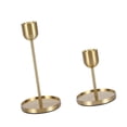 thumbnail image 3 of 2 portavelas de metal dorado para mesa, centro de mesa, versátil, para decoración de bodas y salas de estar., 3 of 9