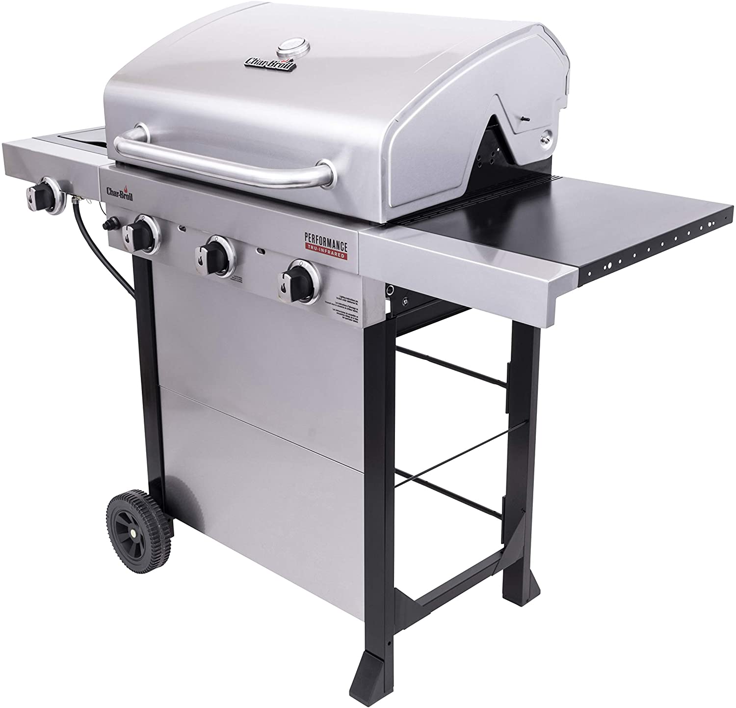 Char-Broil 463370719 Performance TRU-Infrared 3-Burner Cart Style Gas Grill, Stainless Steel - image 3 of 6