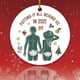 thumbnail image 2 of Xihbxyly Cosas Por Menos de 5 Dolares Adorno Navideño Divertido de Madera con Forma de Máscara, Recuerdo de Pareja de Máscaras 2024, 2 of 6