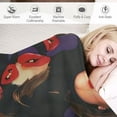 thumbnail image 3 of Orinice  Custom Photo Face Blanket Personalized Throw Blankets with Picture Flannel Customized Blanket Funny Gifts for Girlfriend Boyfriend Birthday Anniversary Valentines Day 60x80in, 3 of 6